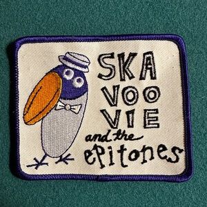 ◼️◻️*RARE* Skavoovie and the Epitones 🐧 patch • Music Moon Ska Records 90s ◼️◻️